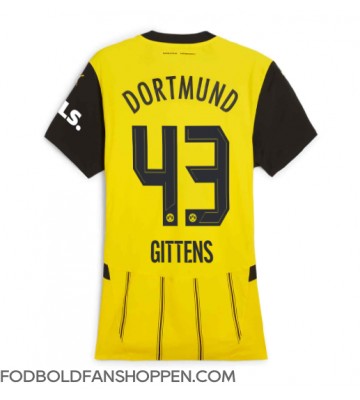 Borussia Dortmund Jamie Bynoe-Gittens #43 Hjemmebanetrøje Dame 2024-25 Kortærmet